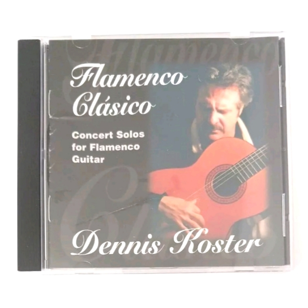 VTG Flamenco Clásico Dennis Koster Concert Solos Guitar CD 1999 - Crack on Case